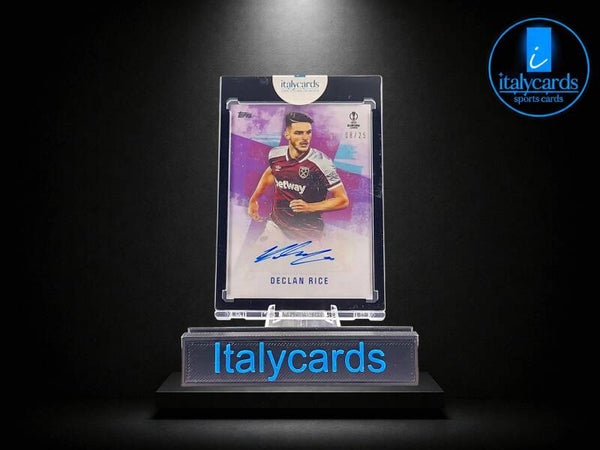 2021-22 TOPPS MASON MOUNT SET DECLAN RICE AUTOGRAFO 08/25