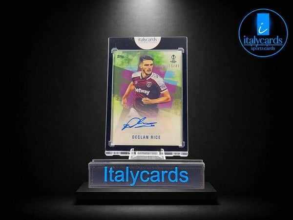 2021-22 TOPPS MASON MOUNT SET DECLAN RICE AUTOGRAFO 35/49