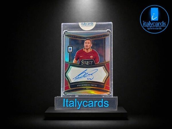 2024-25 PANINI SELECT SERIE A FRANCESCO TOTTI AUTOGRAFO SILVER PRIZM