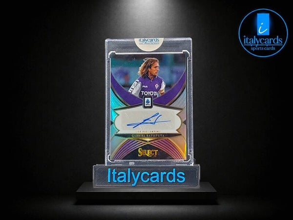2024-25 PANINI SELECT SERIE A GABRIEL BATISTUTA AUTOGRAFO SILVER PRIZM