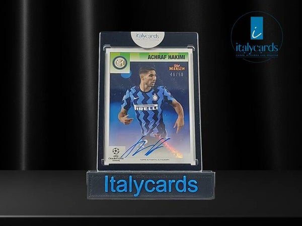 2020-21 TOPPS MERLIN 95 ACHRAF HAKIMI AUTOGRAFO 46/50