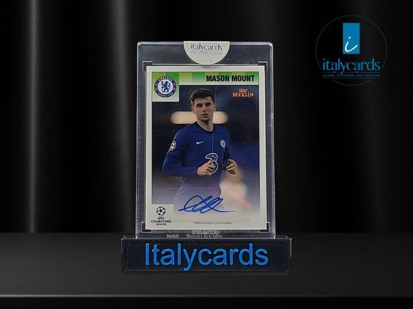 2020-21 TOPPS MERLIN 95 MASON MOUNT AUTOGRAFO BASE