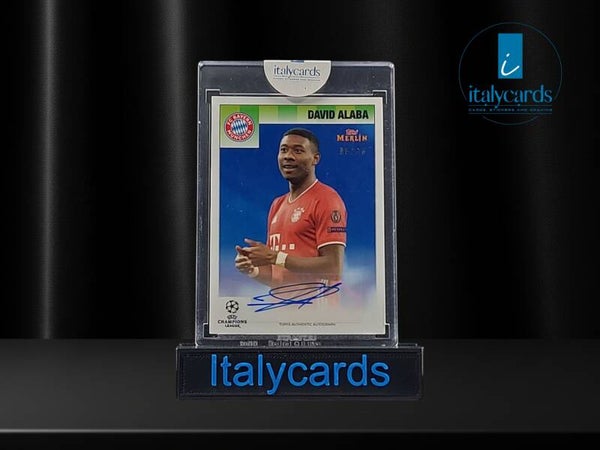 2020-21 TOPPS MERLIN 95 DAVID ALABA AUTOGRAFO 09/50