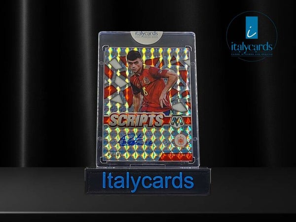 2021-22 PANINI MOSAIC PEDRI AUTOGRAFO BASE