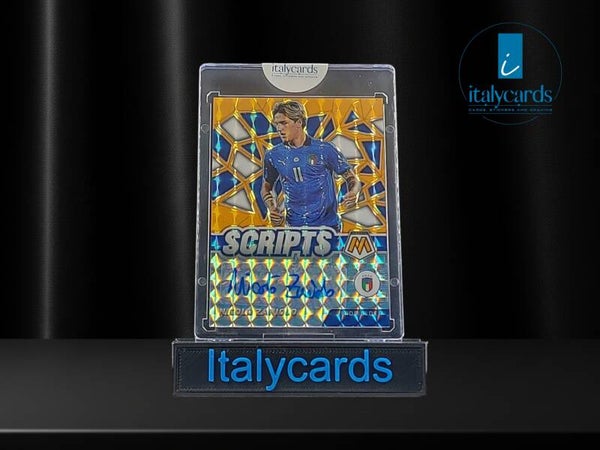 2021-22 PANINI MOSAIC NICOLO' ZANIOLO AUTOGRAFO GOLD 30/50