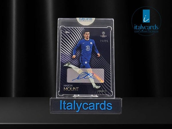 2020-21 TOPPS KNOCKOUT MASON MOUNT AUTOGRAFO PURPLE 21/25