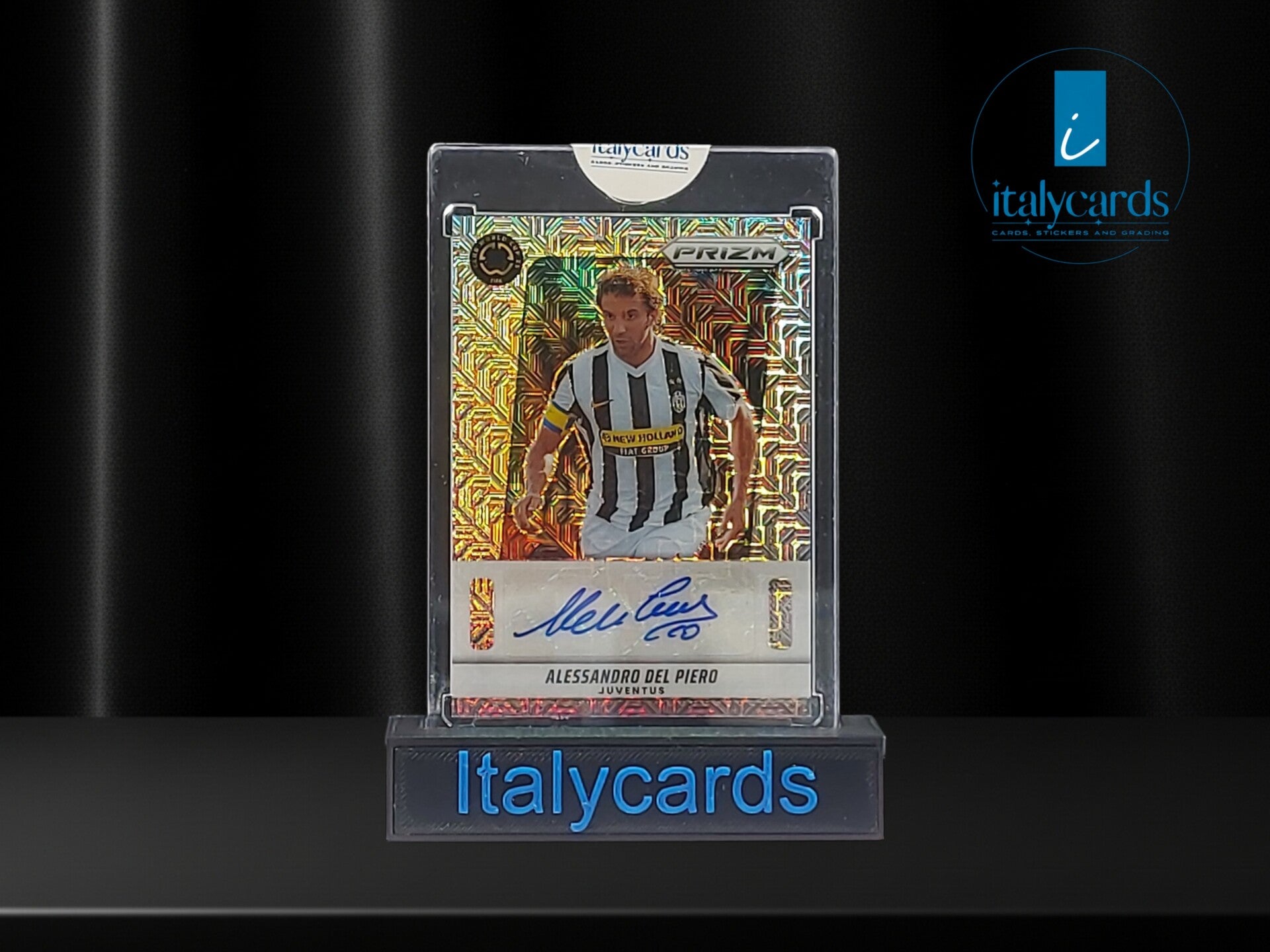 2024-25 PANINI PRIZM FIFA WC CLUB ALESSANDRO DEL PIERO AUTOGRAFO MOJO 22/25