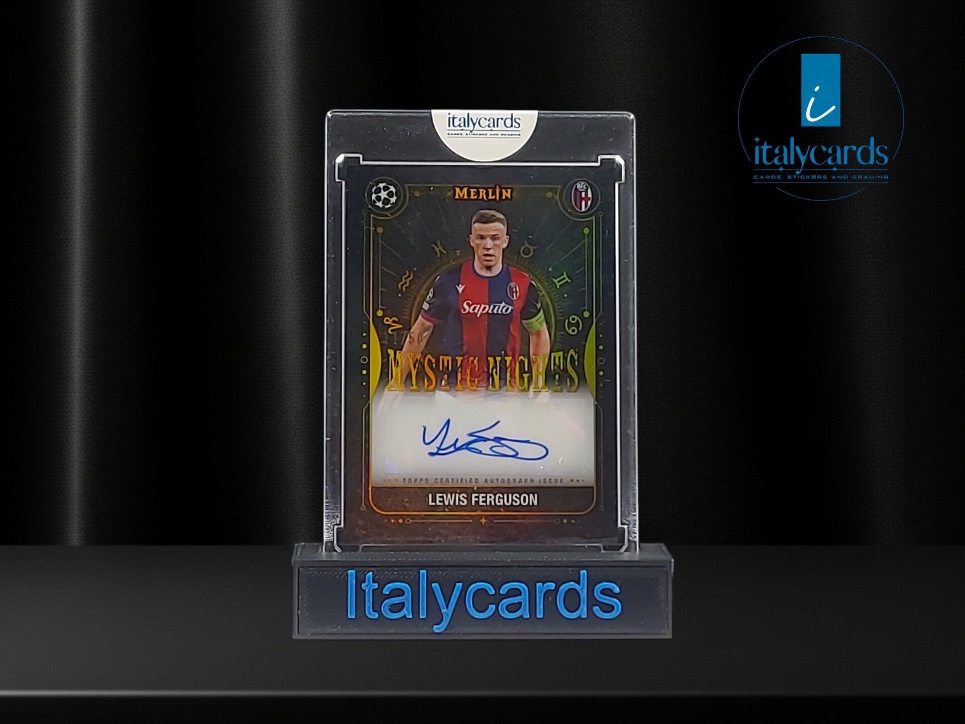 2024-25 TOPPS MERLIN UCC LEWIS FERGUSON AUTOGRAFO GOLD 11/50