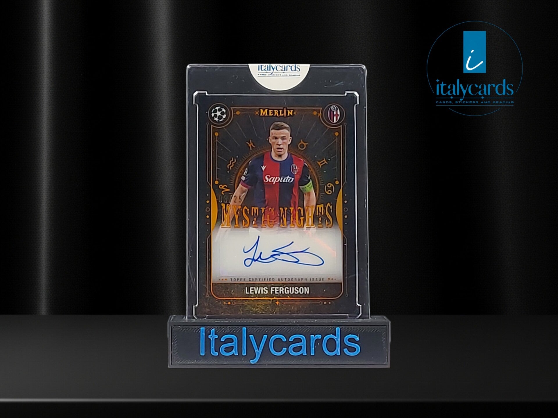 2024-25 TOPPS MERLIN UCC LEWIS FERGUSON AUTOGRAFO ORANGE 03/25