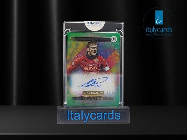 2024-25 TOPPS INCEPTION FRANCESCO TOTTI AUTOGRAFO GREEN 06/99