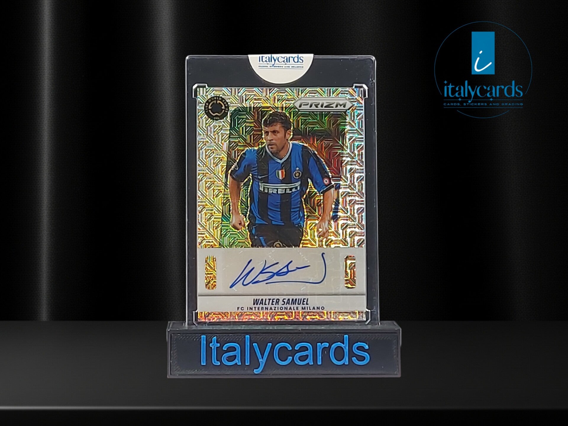 2024-25 PANINI PRIZM FIFA WC CLUB WALTER SAMUEL AUTOGRAFO MOJO 07/25