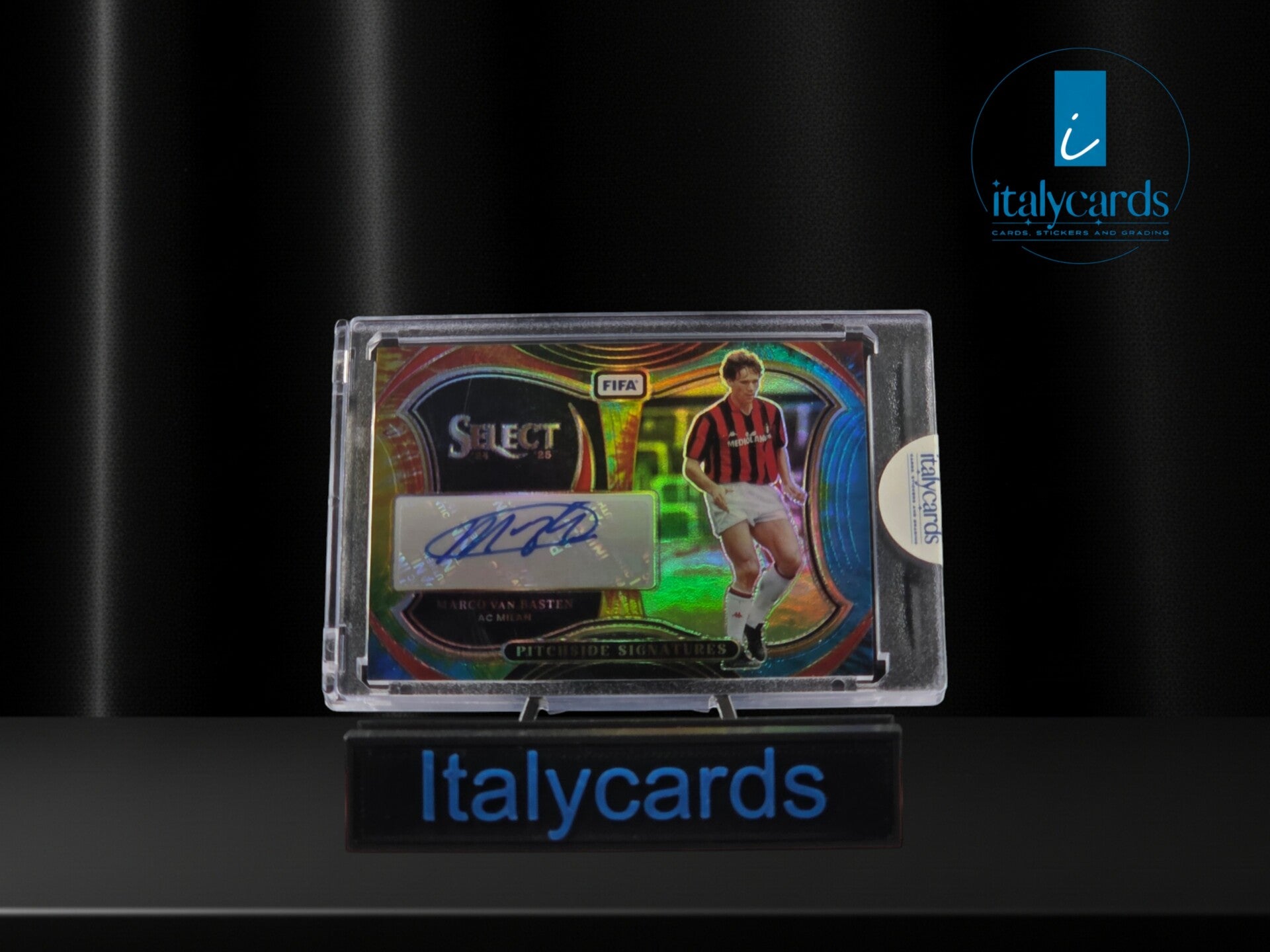 2024-25 PANINI SELECT FIFA MARCO VAN BASTEN AUTOGRAFO TIE-DYE 21/25