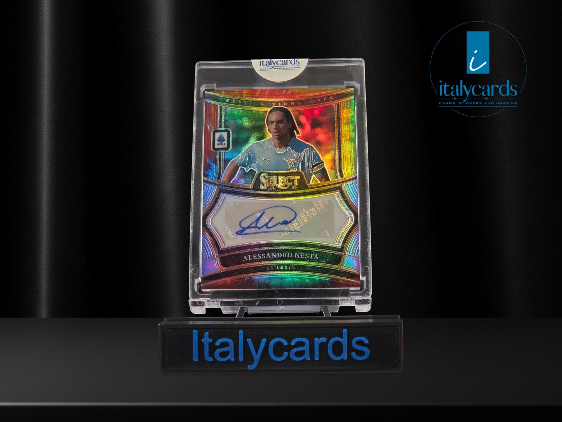 2024-25 PANINI SELECT SERIE A ALESSANDRO NESTA AUTOGRAFO TIE-DYE 23/25