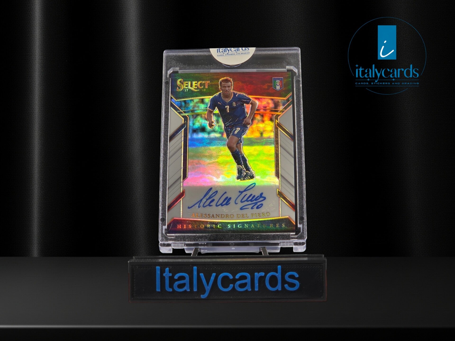 2017-18 PANINI SELECT ALESSANDRO DEL PIERO AUTOGRAFO 20/99