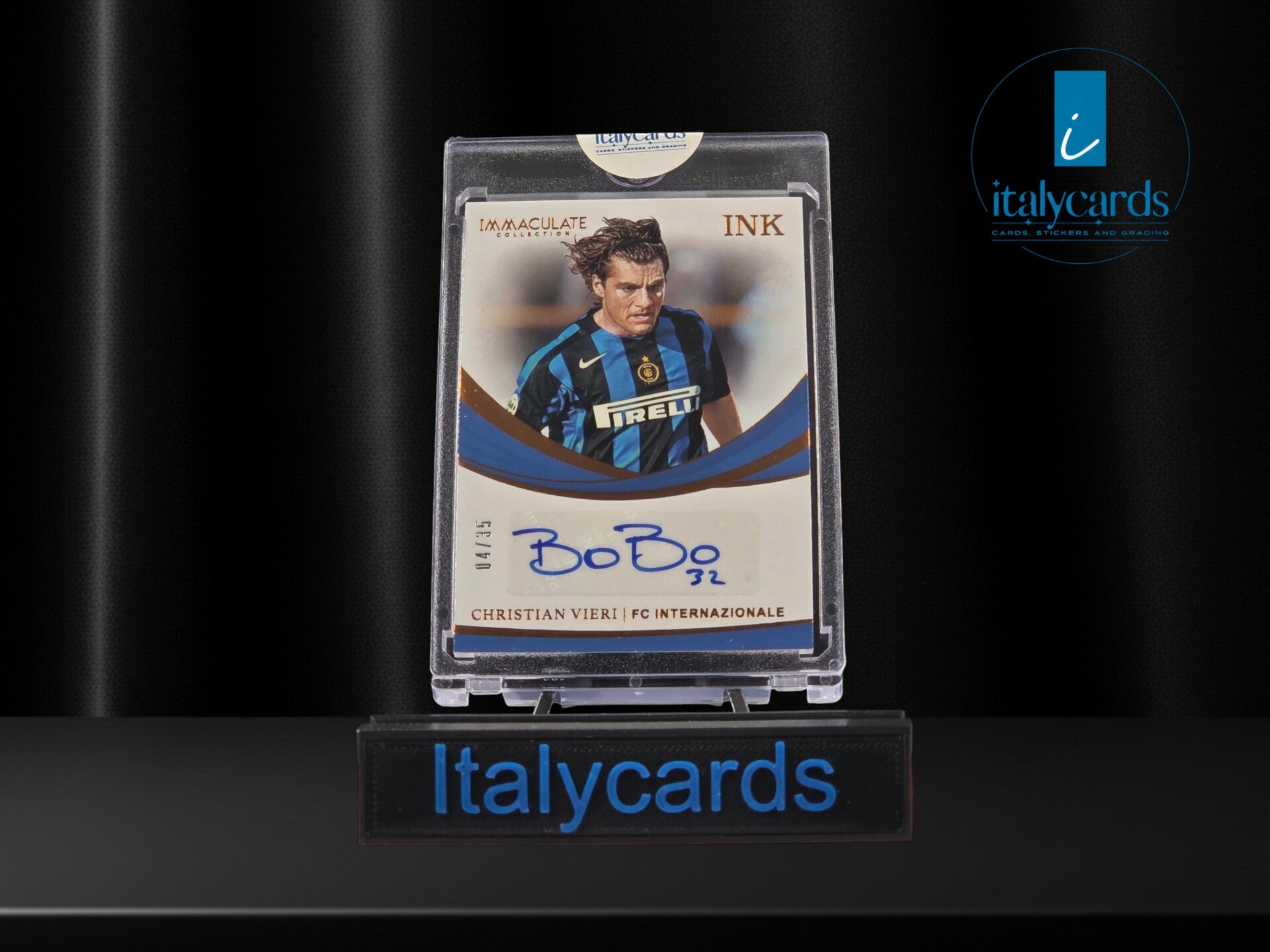 2018-19 PANINI IMMACULATE CHRISTIAN VIERI AUTOGRAFO 04/35