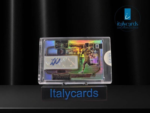 2023-24 PANINI SELECT SERIE A JOSHUA ZIRKZEE AUTOGRAFO SILVER PRIZM