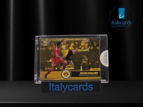 2021 TOPPS NOW BUNDESLIGA ERLING HAALAND YELLOW /99