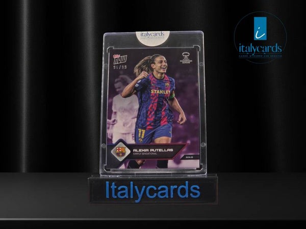 2022 TOPPS NOW UCL ALEXIA PUTELLAS PURPLE 96/99