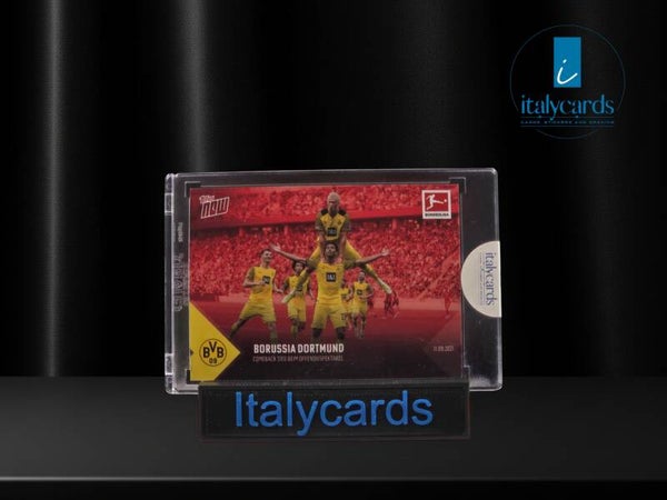 2021 TOPPS NOW BUNDESLIGA ERLING HAALAND RED /99