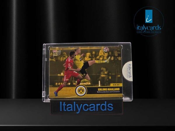 2021 TOPPS NOW BUNDESLIGA ERLING HAALAND YELLOW /99