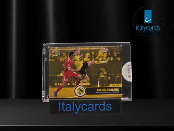 2021 TOPPS NOW BUNDESLIGA ERLING HAALAND YELLOW 98/99