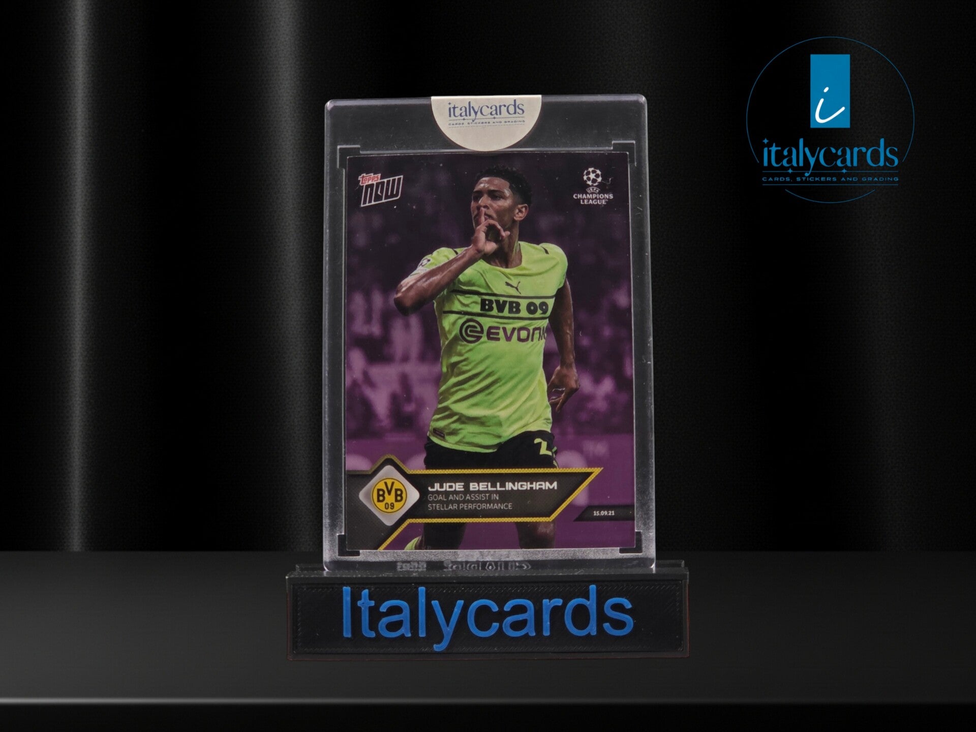 2022 TOPPS NOW UCL JUDE BELLINGHAM PURPLE /99