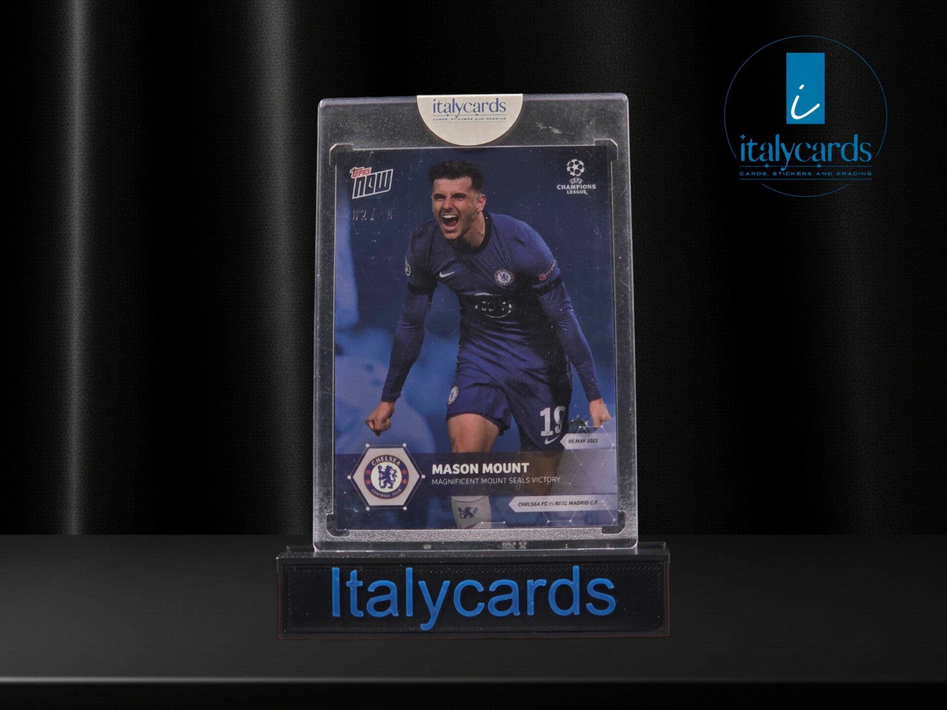 2021 TOPPS NOW UCL MASON MOUNT BLUE 02/10