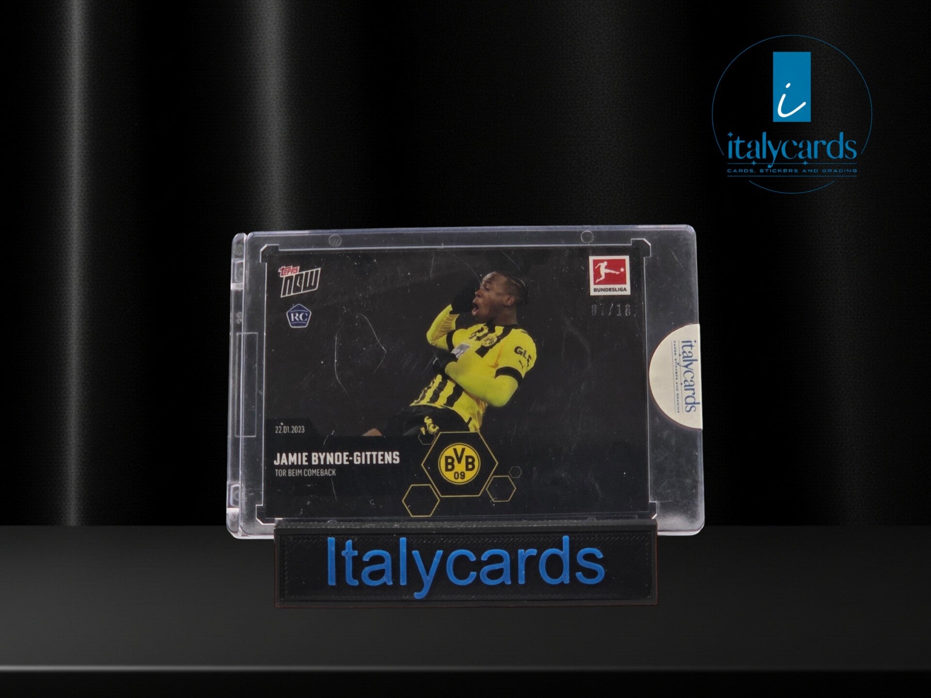2023 TOPPS NOW UCL JAMIE BYNOE-GITTENS BLACK 07/10
