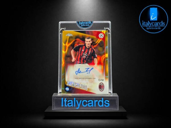 2025-26 TOPPS CHROME UCC ANDRIY SHEVCHENKO AUTOGRAFO 13/50