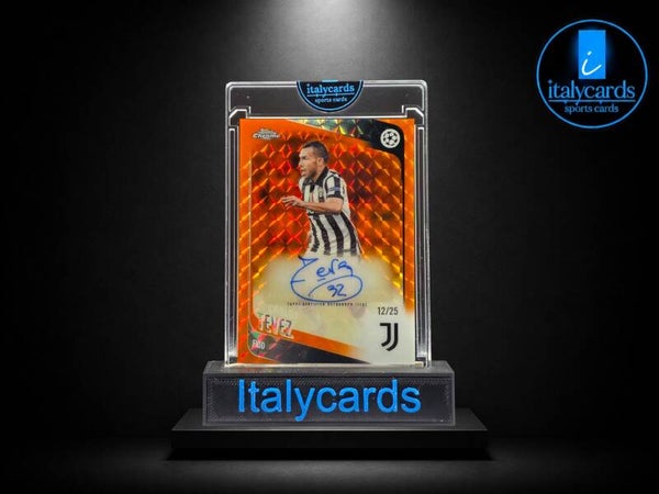 2025-26 TOPPS CHROME UCC CARLOS TEVEZ AUTOGRAFO 12/25