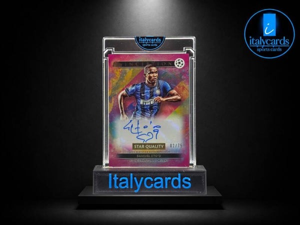 2024-25 TOPPS INCEPTION SAMUEL ETO'O' AUTOGRAFO 02/75