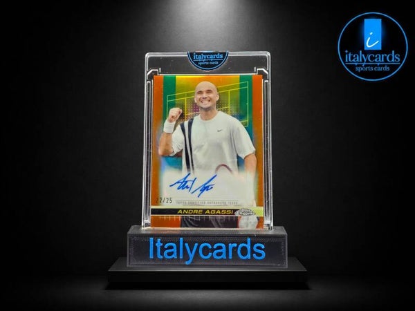 2024 TOPPS CHROME TENNIS ANDRE' AGASSI AUTOGRAFO 22/25