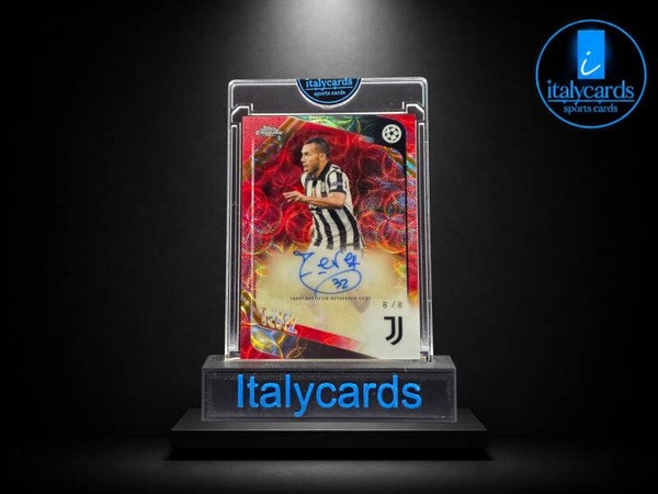 2025-26 TOPPS CHROME UCC CARLOS TEVEZ AUTOGRAFO 8/8