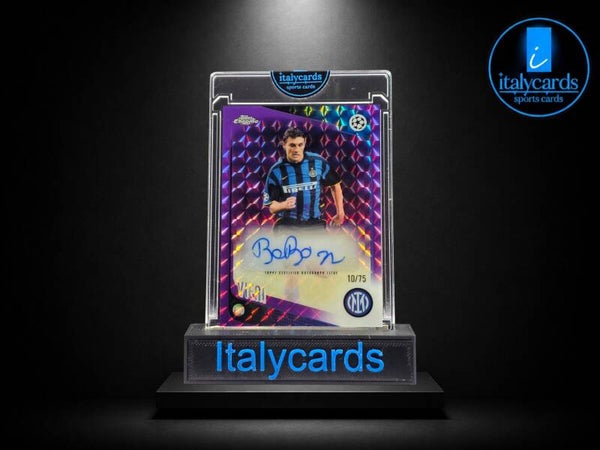 2025-26 TOPPS CHROME UCC CHRISTIAN VIERI AUTOGRAFO 10/75