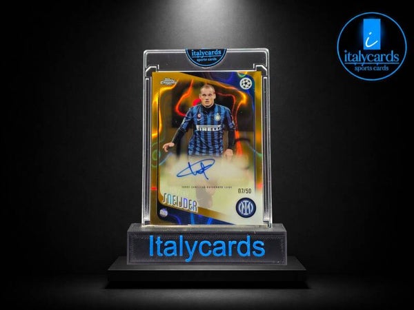 2025-26 TOPPS CHROME UCC WESLEY SNEIJDER AUTOGRAFO 07/50