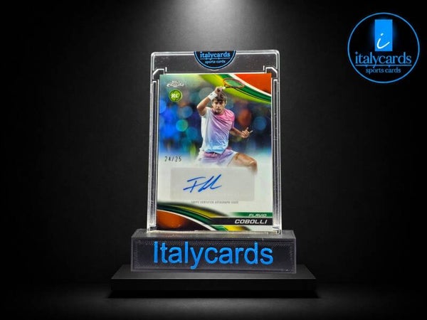 2025-26 TOPPS CHROME TENNIS FLAVIO COBOLLI AUTOGRAFO 24/25