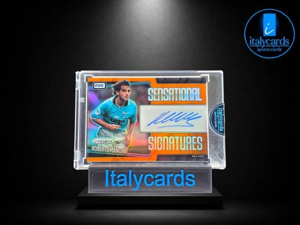 2025-26 PANINI PRIZM FIFA SOCCER ROBERTO MANCINI AUTOGRAFO 18/25