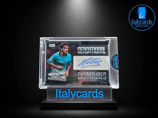 2025-26 PANINI PRIZM FIFA SOCCER ROBERTO MANCINI AUTOGRAFO SILVER PRIZM