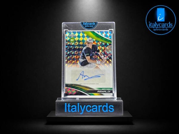 2025-26 TOPPS CHROME TENNIS MATTEO ARNALDI AUTOGRAFO REFRACTOR GEOMETRIC