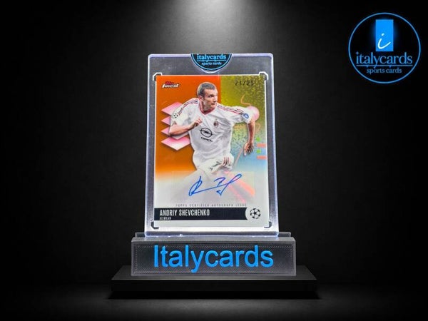 2025-26 TOPPS FINEST UCC ANDRIY SHEVCHENKO AUTOGRAFO 21/25