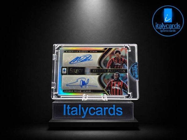 2025-26 PANINI SELECT SERIE A VAN BASTEN/WEAH AUTOGRAFO SILVER PRIZM