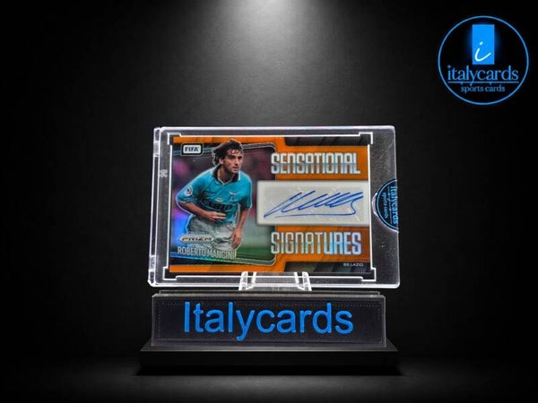 2025-26 PANINI PRIZM FIFA SOCCER ROBERTO MANCINI AUTOGRAFO 07/25