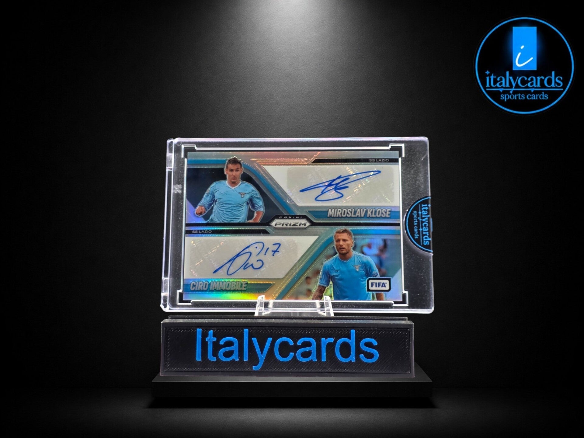 2025-26 PANINI PRIZM FIFA SOCCER IMMOBILE/KLOSE DUAL AUTOGRAFO 06/25