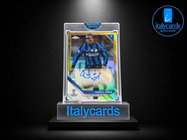 2021-22 TOPPS CHROME UCL SAMUEL ETO'O' AUTOGRAFO 39/50