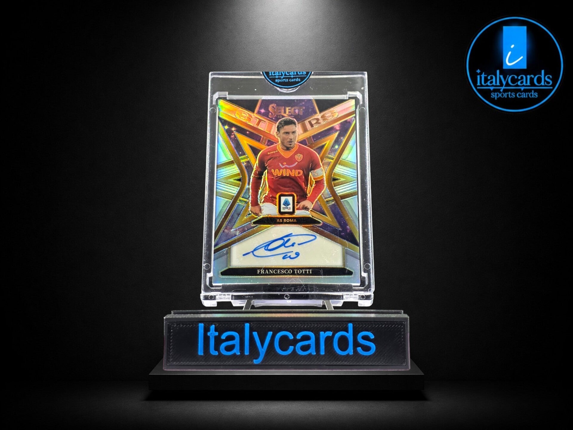 2025-26 PANINI SELECT SERIE A FRANCESCO TOTTI AUTOGRAFO BASE