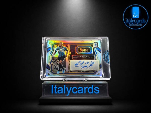 2025-26 PANINI SELECT SERIE A SAMUEL ETO'O' AUTOGRAFO SILVER PRIZM