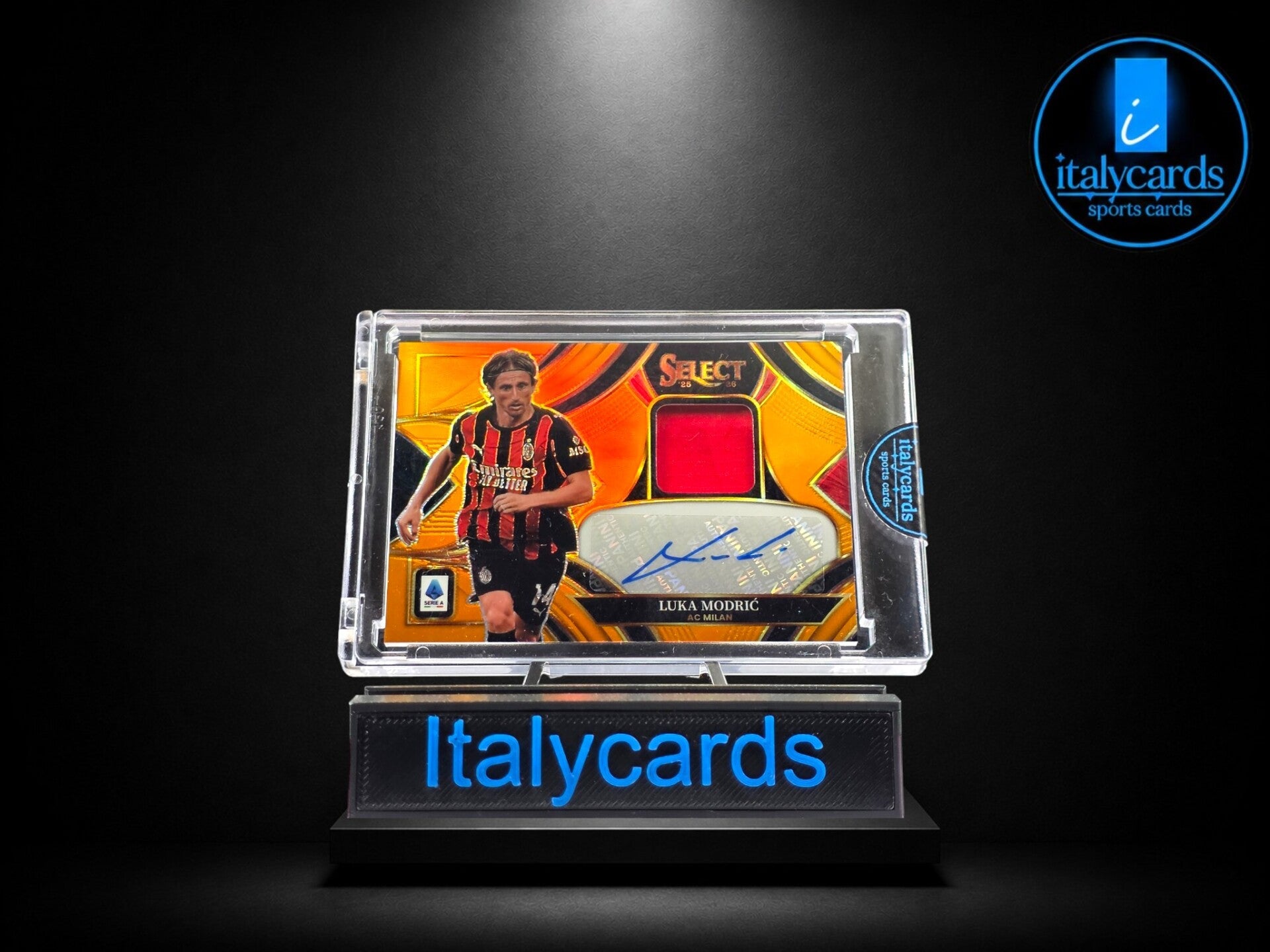 2025-26 PANINI SELECT SERIE A LUKA MODRIC AUTOGRAFO 30/49