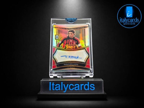 2024-25 PANINI SELECT SERIE A PAOLO MALDINI AUTOGRAFO SILVER PRIZM