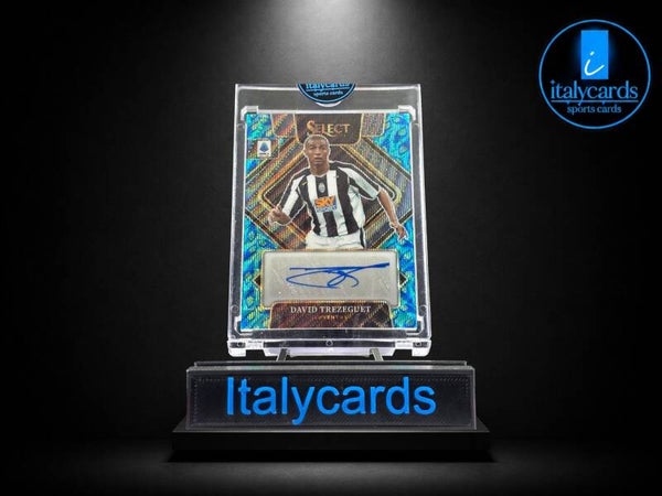 2022-23 PANINI SELECT SERIE A DAVID TREZEGUET AUTOGRAFO PEACOCK