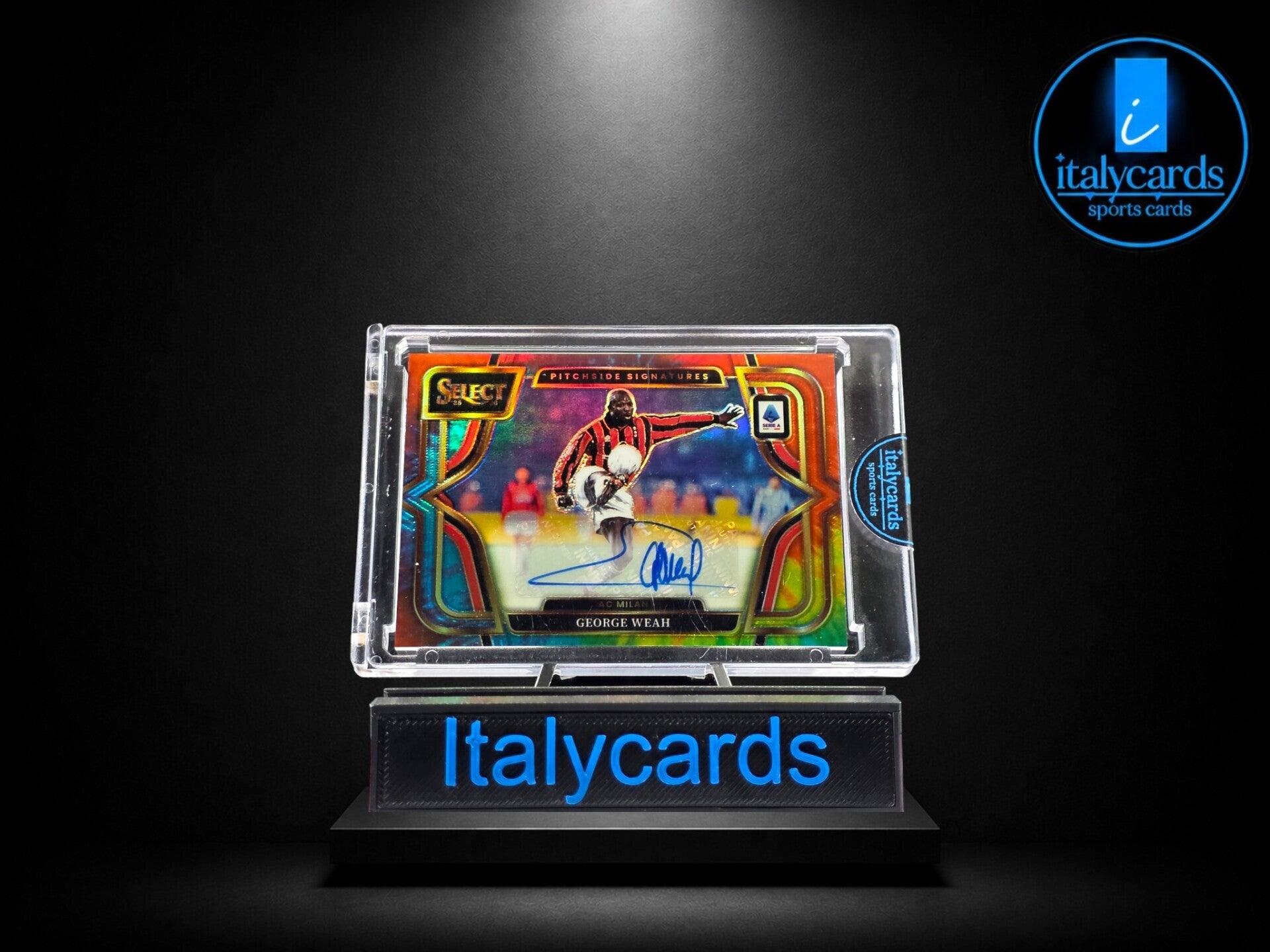 2025-26 PANINI SELECT SERIE A GEORGE WEAH AUTOGRAFO 09/25